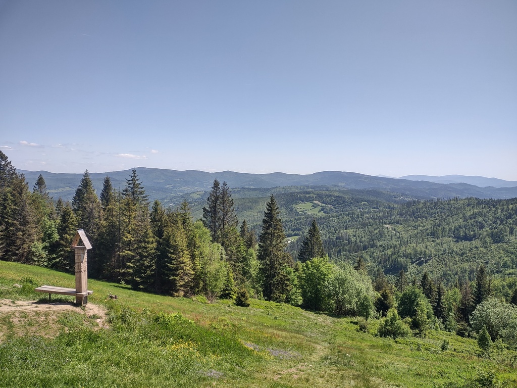 Widok ze schroniska na Soszowie