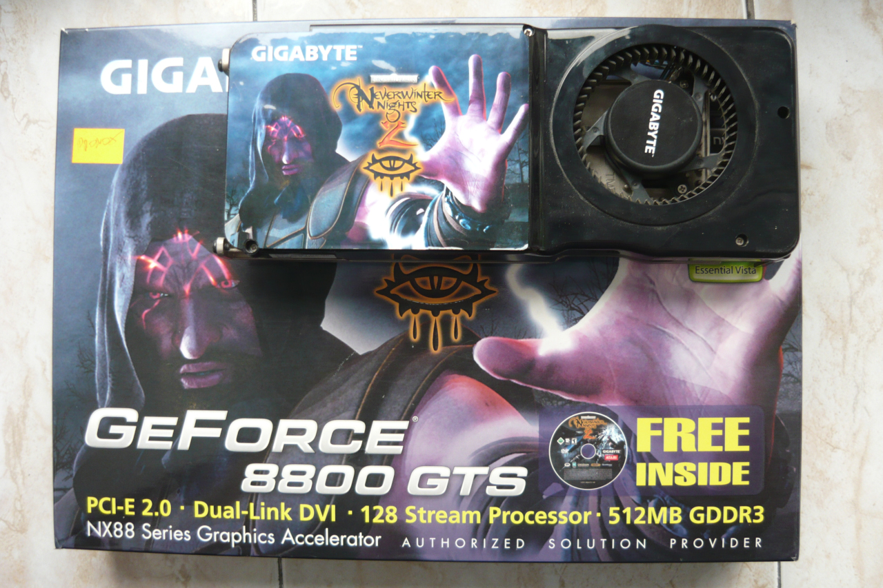 Gigabyte Geforce 8800 GTS 512